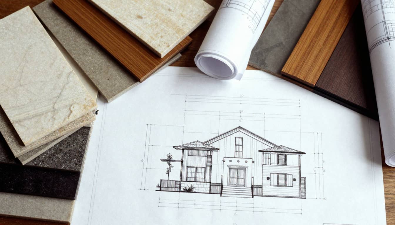 Custom home design planning for a Kennedy Custom Homes project
